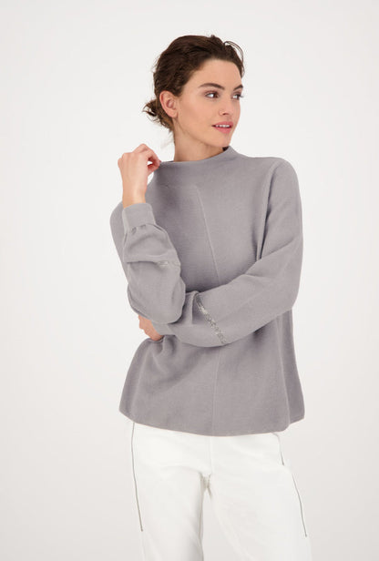 Monari 805510 Cloud Pullover With Rhinestone Elements Front Lifestyle 2 | Dotique