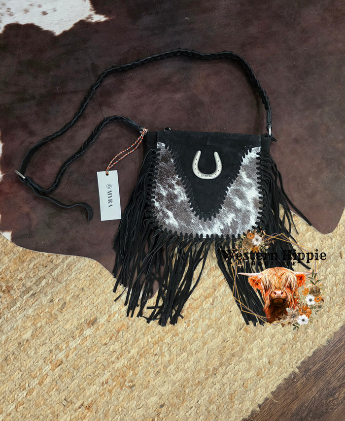 Mustang's Luck Leather And Hairon Bag