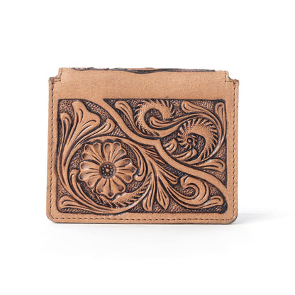 Myra Azura Bloom Leather Credit Card Holder