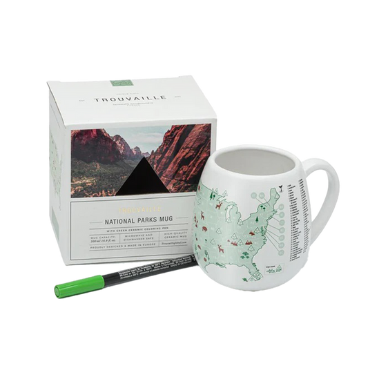 National Parks Bucket List Mug Drinkware Trouvaille