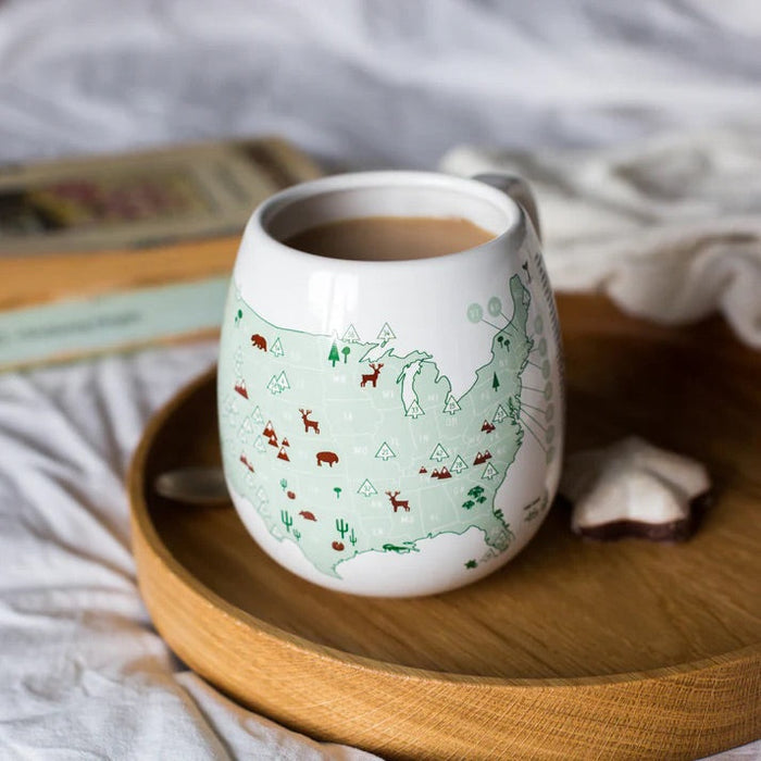 National Parks Bucket List Mug Drinkware Trouvaille