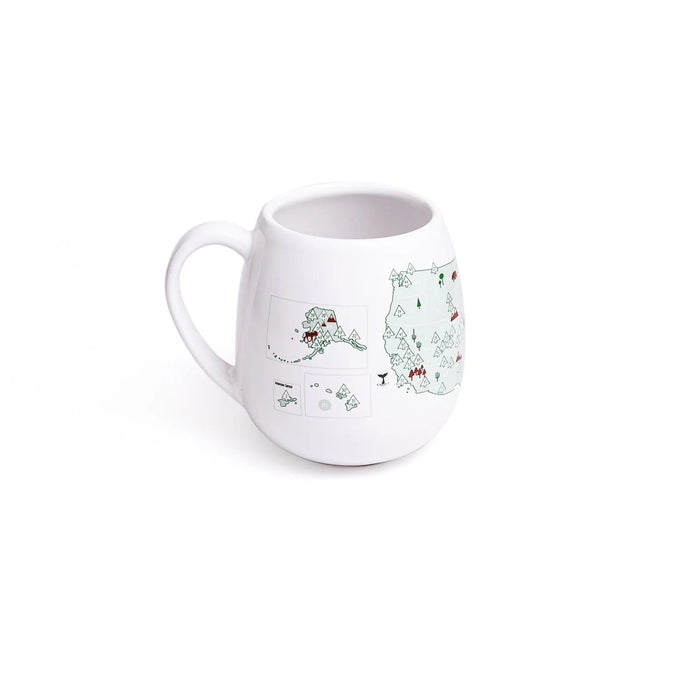 National Parks Bucket List Mug Drinkware Trouvaille