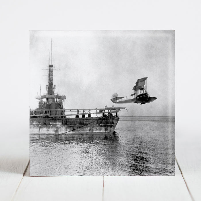 Navy C-2 flying Boat at Pensacola, FL  c.1914