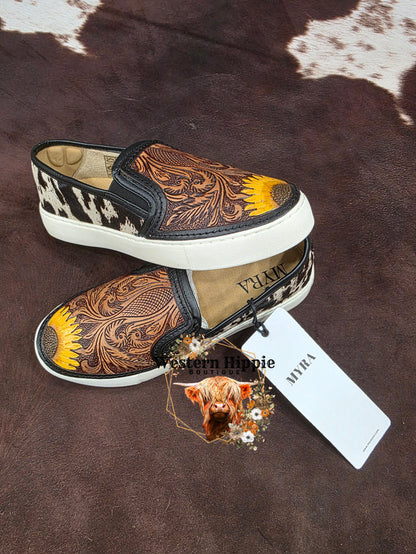 Nehard Western Hand Tooled Sneakers
