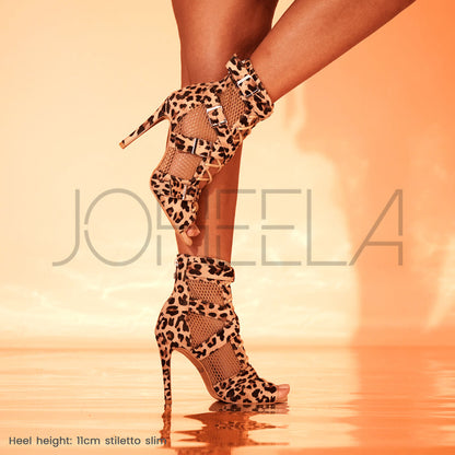 Nina léopard - Talons stilettos - Prête à expédier
