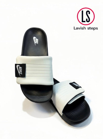 NKE AIRCUSH SLIPPERS | SUPER SOFT & ANTI-SLIP |“ADJUSTABLE STRAP”