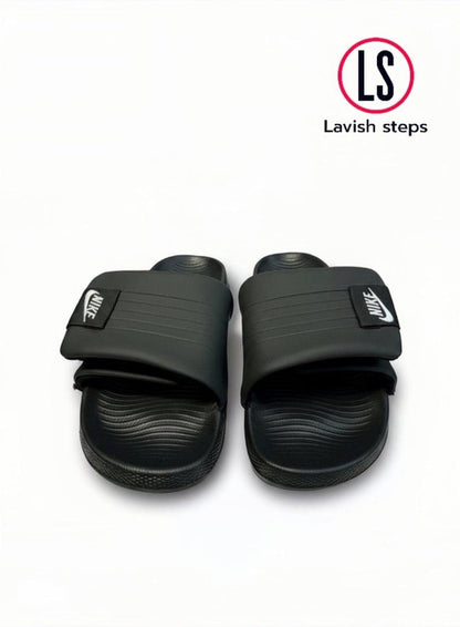 NKE AIRCUSH SLIPPERS | SUPER SOFT & ANTI - SLIP |“ADJUSTABLE STRAP” - Lavish steps