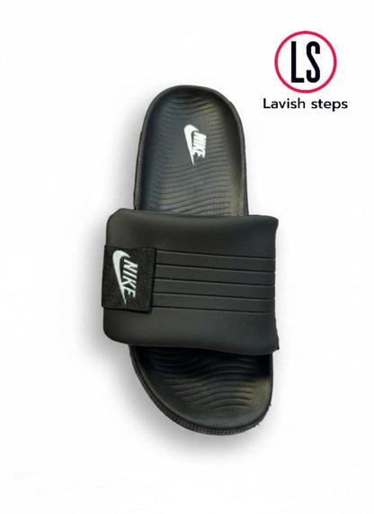 NKE AIRCUSH SLIPPERS | SUPER SOFT & ANTI - SLIP |“ADJUSTABLE STRAP” - Lavish steps
