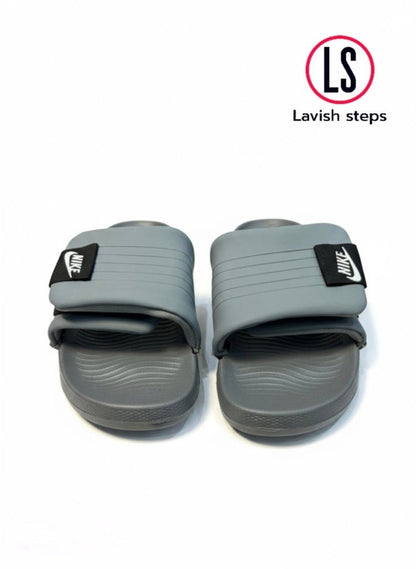 NKE AIRCUSH SLIPPERS | SUPER SOFT & ANTI - SLIP |“ADJUSTABLE STRAP” - Lavish steps