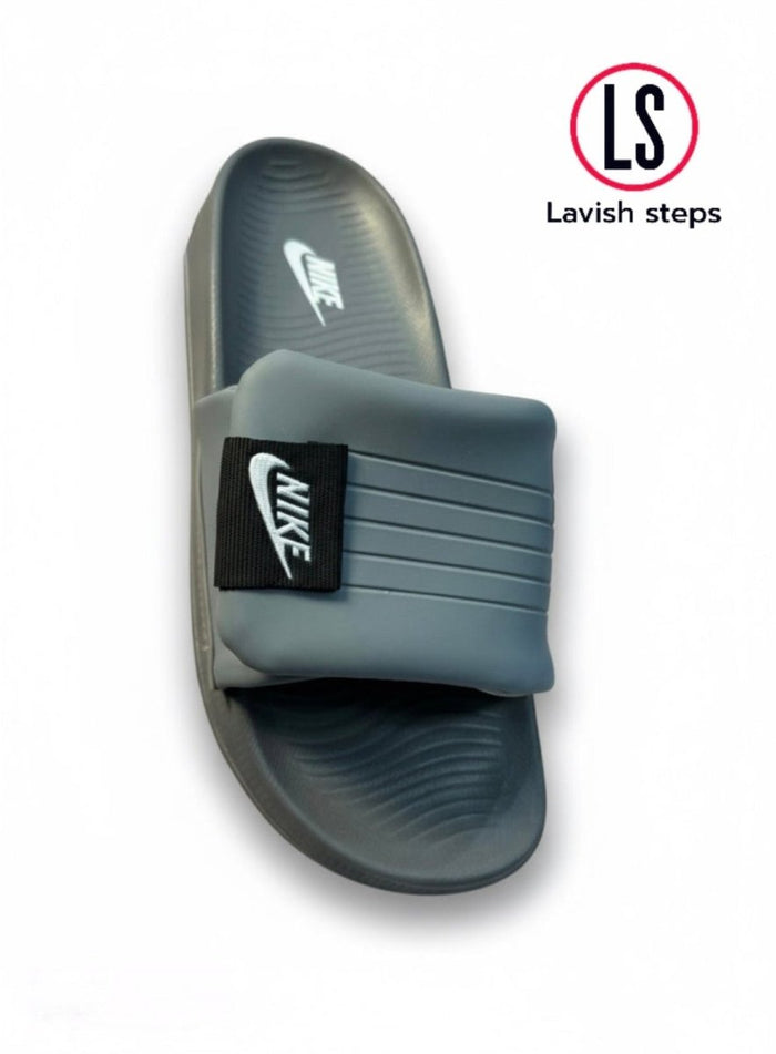 NKE AIRCUSH SLIPPERS | SUPER SOFT & ANTI - SLIP |“ADJUSTABLE STRAP” - Lavish steps