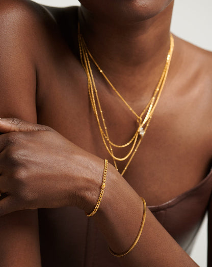 November Birthstone Chain Bracelet | 18k Gold Plated Vermeil/Citrine Bracelets Missoma