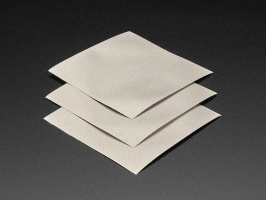 Nylon Fabric Squares with Conductive Adhesive (10cm x 10cm - 3 pack) by The Pi Hut - The Pi Hut