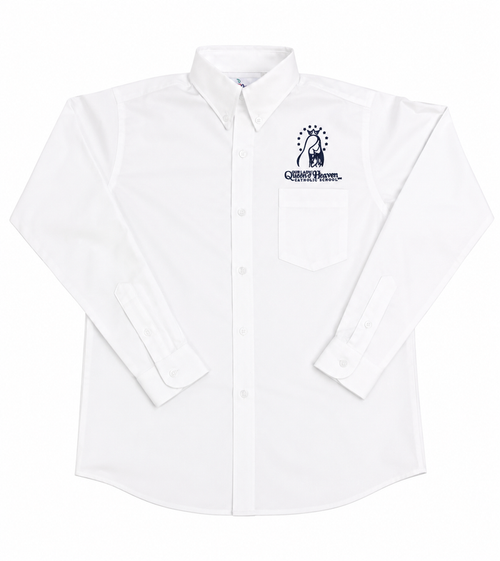 OLQH Girls White Oxford L/S