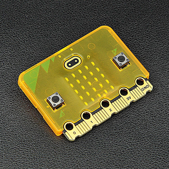 Orange Frosted Case for micro:bit V2 [Discontinued] by Elecfreaks - The Pi Hut