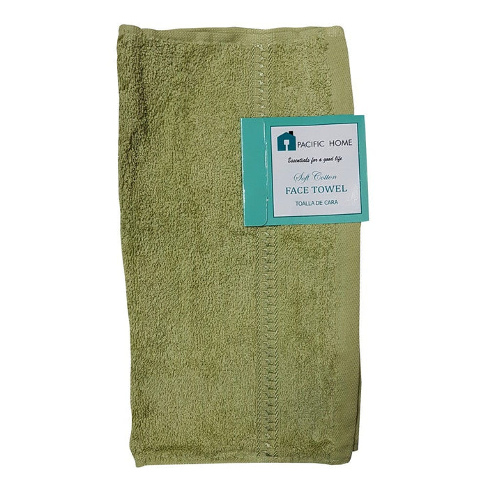 PACIFIC HOME COTTON FACE TOWEL, BROWN - TCC0193 Pie Variety