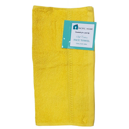 PACIFIC HOME COTTON FACE TOWEL, BROWN - TCC0193 Pie Variety
