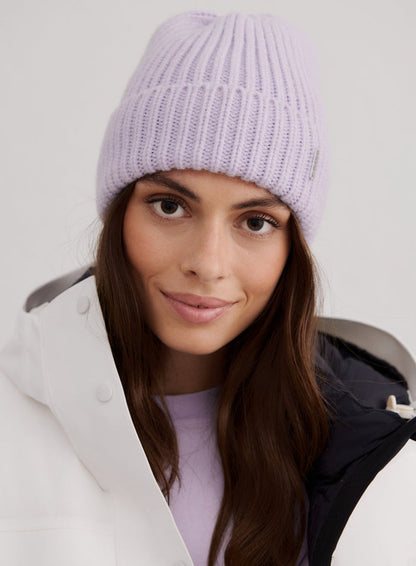 Pale Lavender Chunky Beanie