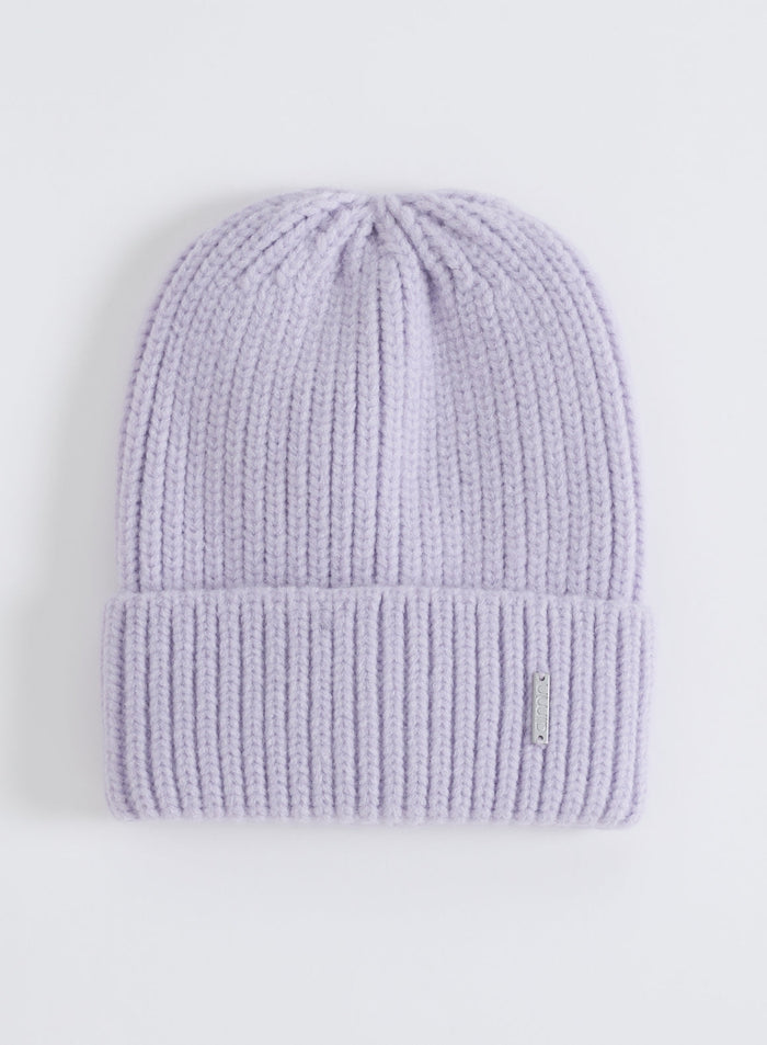 Pale Lavender Chunky Beanie