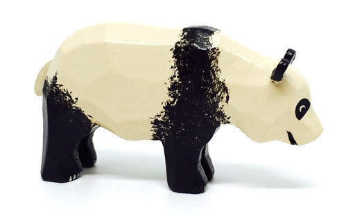 Panda (Male), hand-carved - 1-1/2" tall / Size Large