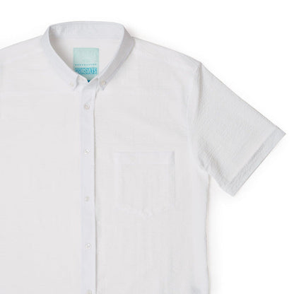 RSVLTS XS RSVLTS Short Sleeve Shirt Pearl – Stretch Seersucker Short Sleeve Shirt