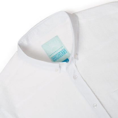 RSVLTS RSVLTS Short Sleeve Shirt Pearl – Stretch Seersucker Short Sleeve Shirt