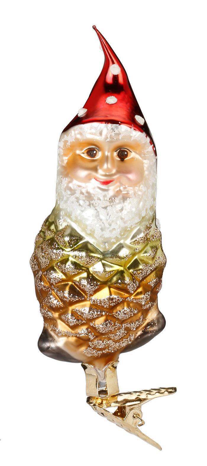 Pinecone Gnome with Mushroom Hat / Fairy / Pixie
