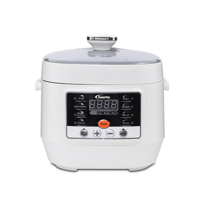 PowerPac 2.5L Electric Pressure Cooker, 7 Safety Features & Multi Preset Functions (PPC295)