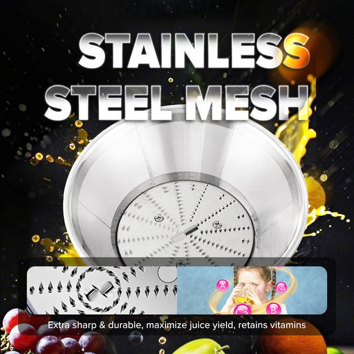 PowerPac Juice Extractor with 2 Speed Stainless Steel Blades (PP3402)