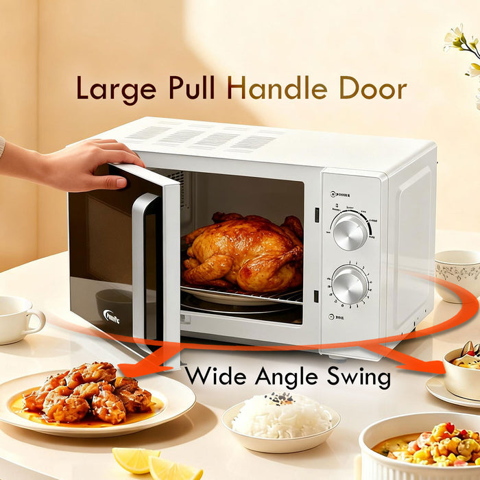 PowerPac Microwave oven 25L With 4 Power Level and Defrost Function (PPT725BK)