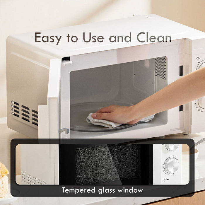 PowerPac Microwave oven 25L With 4 Power Level and Defrost Function (PPT725BK)