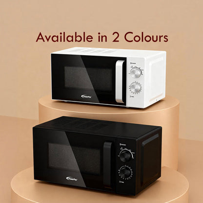 PowerPac Microwave oven 25L With 4 Power Level and Defrost Function (PPT725BK)