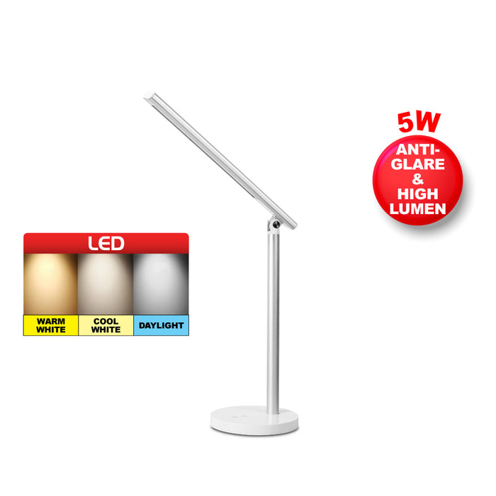 PowerPac USB LED Desk Lamp, Children Learning Table Lamp (PP1306)