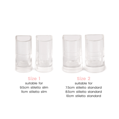 Protecteurs de talons pour stilettos slim - Taille 1