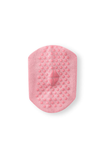 Quarter Socks in Crepe with grips on a white background