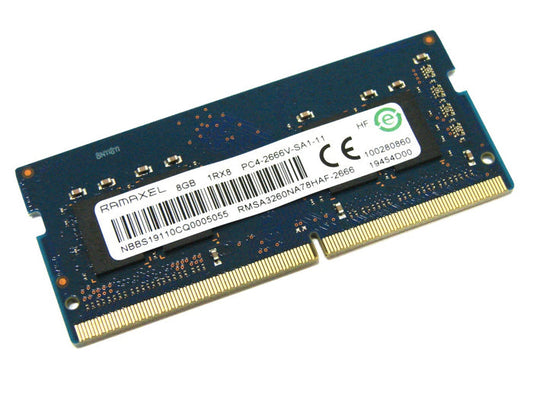 Ramaxel RMSA3260NA78HAF-2666 8GB PC4-2666V-SA1-11 Laptop Non-ECC DDR4 Memory