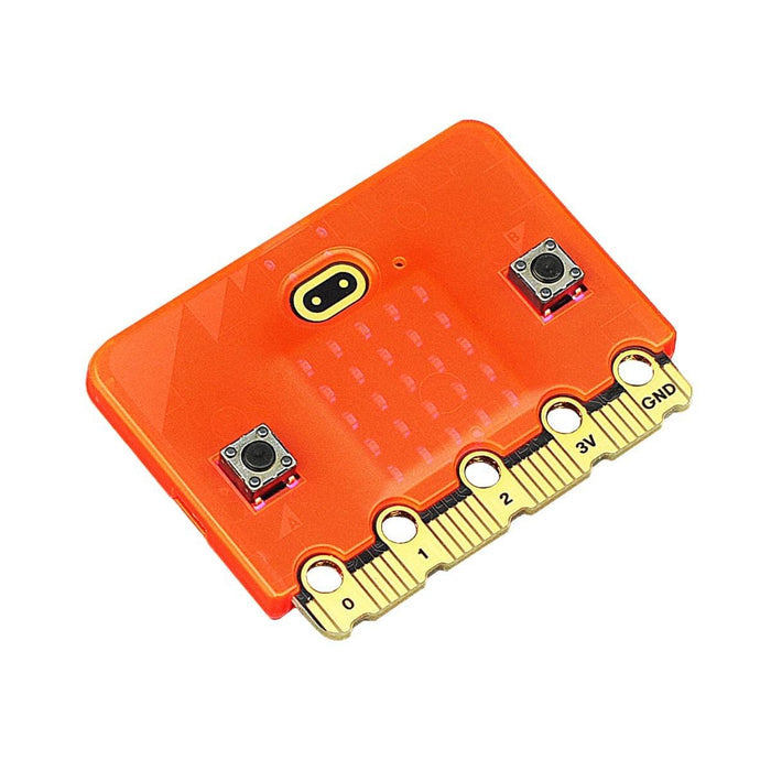 Red Frosted Case for micro:bit V2 [Discontinued] by Elecfreaks - The Pi Hut