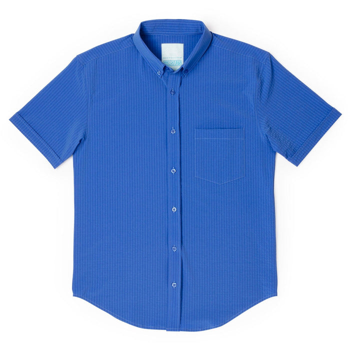 RSVLTS XS RSVLTS Short Sleeve Shirt Regatta – Stretch Seersucker Short Sleeve Shirt