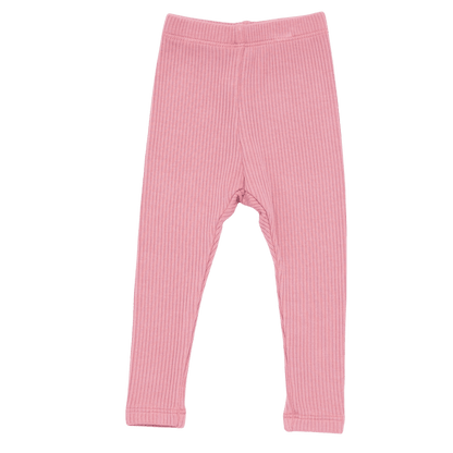 Kyte Baby Ribbed Leggings Ribbed Leggings in Apple Blossom