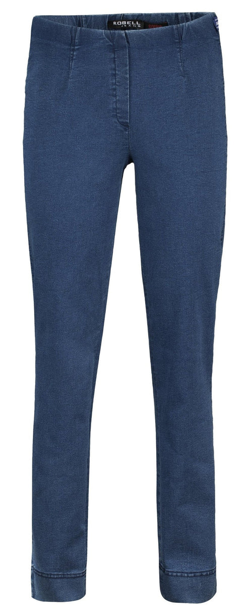Robell 51639 - 5448  Marie Trouser Short 73cm - Blue (64) | Dotique