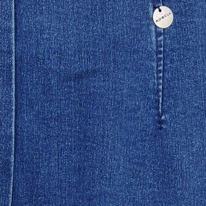 Robell 51639 - 5448  Marie Trouser Short 73cm - Blue (64) | Dotique