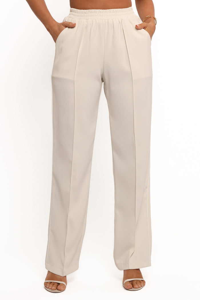 Petal and Pup USA BOTTOMS Roben Pants - White Cream