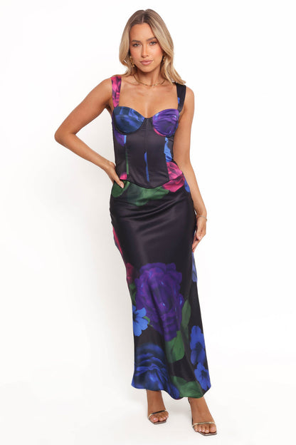 Petal and Pup USA BOTTOMS Rosalia Maxi Skirt - Pink Multi