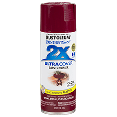 Rust-Oleum Painter's Touch 2x Ultra Cover Spray Paint, Paint and Primer Combination, Double Coverage, Indoor and Outdoor, 12oz. Ideal for Signs, Crafts, Toys, D.I.Y. Projects And More MEGA