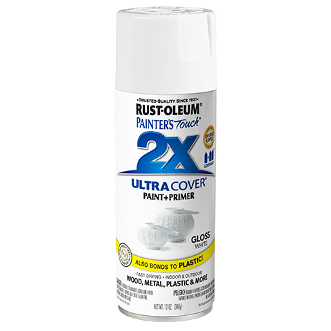 Rust-Oleum Painter's Touch 2x Ultra Cover Spray Paint, Paint and Primer Combination, Double Coverage, Indoor and Outdoor, 12oz. Ideal for Signs, Crafts, Toys, D.I.Y. Projects And More MEGA