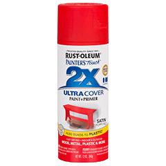Rust-Oleum Painter's Touch 2x Ultra Cover Spray Paint, Paint and Primer Combination, Double Coverage, Indoor and Outdoor, 12oz. Ideal for Signs, Crafts, Toys, D.I.Y. Projects And More MEGA