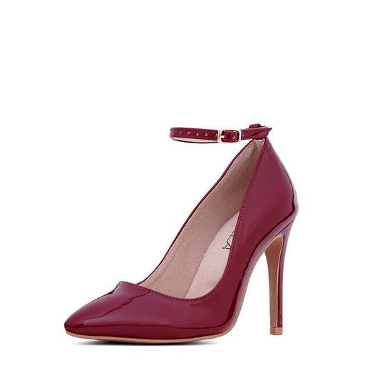Sabrina bordeaux - Talons stilettos - Prête à expédier