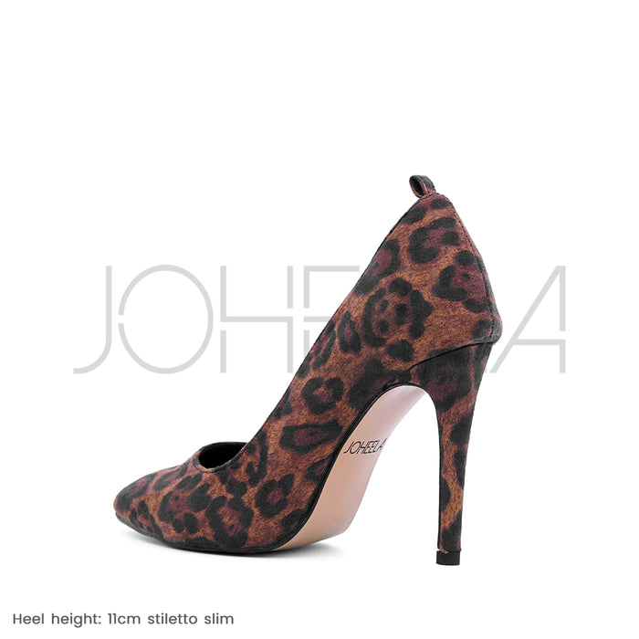 Sabrina leopard - Talons stilettos - Prête à expédier