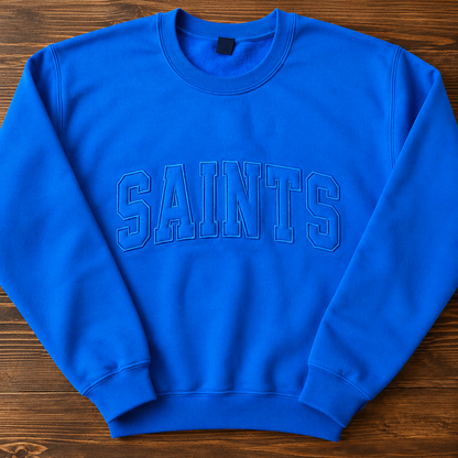 SAINTS - Raw Edge Stich Sweatshirt