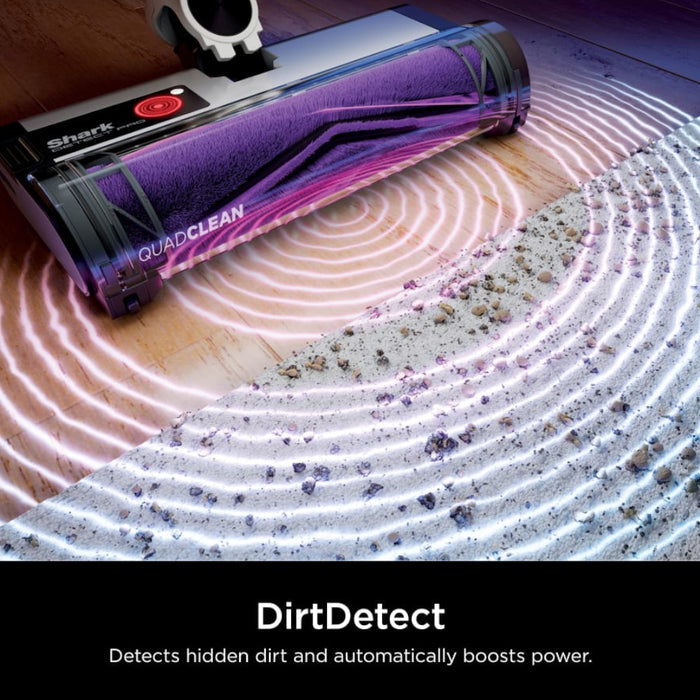SHARK IW4625CCO Cordless Detect  1.3L Auto-Empty System with QuadClean™ Multi-Surface Brushroll - Factory serviced with Home Essentials warranty