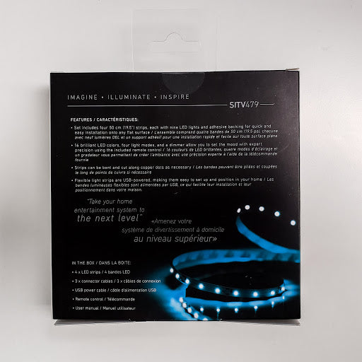SHARPER IMAGE LED Strip Lights - SITV479